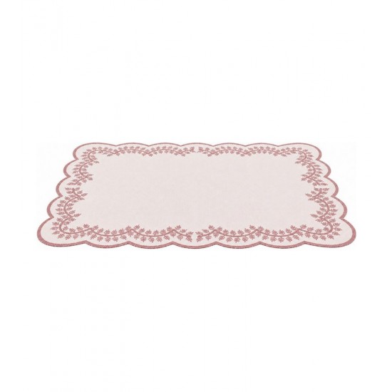 Lugar Americano Sereno 45cm x 30cm Rosa PVC - Wolff